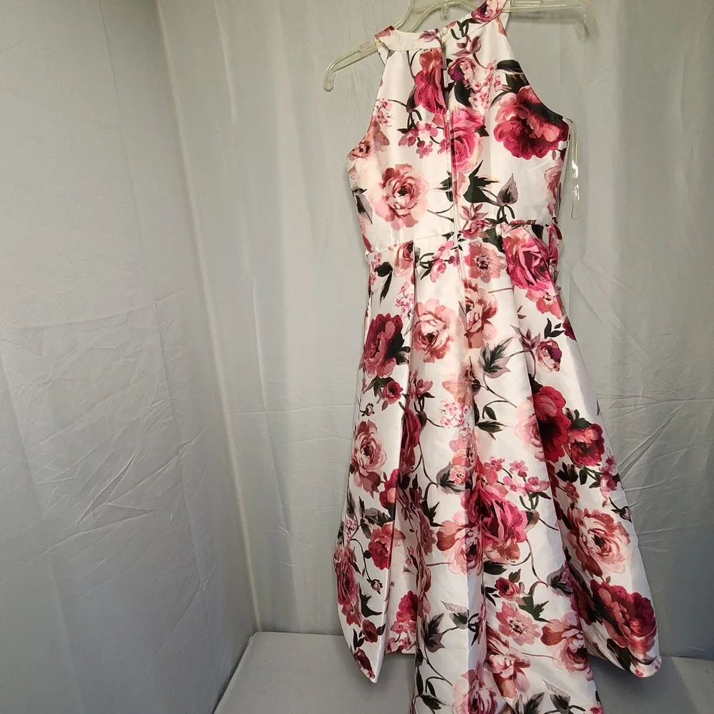 Speechless Kids High Low Dress Girls 16 Pink White‎ Floral Halter Formal Party